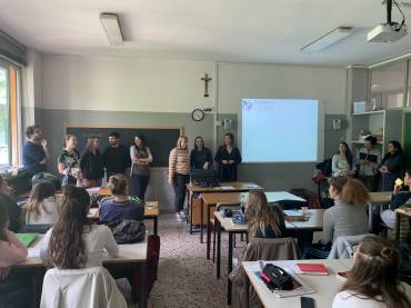 Dissemination activity in a high school (in collaboration with FUV) – Milan, May 4, 2019